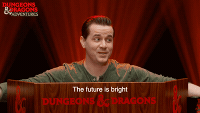 Man Behind Podium Saying Dungeons And Dragons GIF