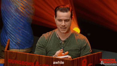 Man Behind Podium Saying Dungeons And Dragons GIF