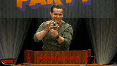 Man Behind Podium Saying Dungeons And Dragons GIF