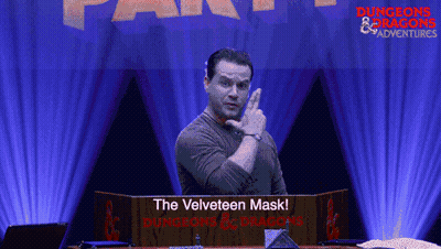 Man Behind Podium Saying Dungeons & Dragons GIF