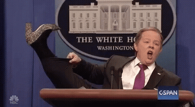 Man Behind Podium Saying Happy Easter Everybody GIF