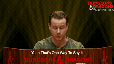 Man Behind Podium Saying Yeah That's One Way To Say It Dungeons And Dragons GIF