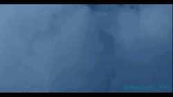 Man Behind The Mist Standing GIF