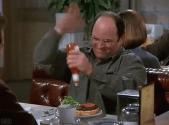 Man Being Hard On The Ketchup Bottle GIF