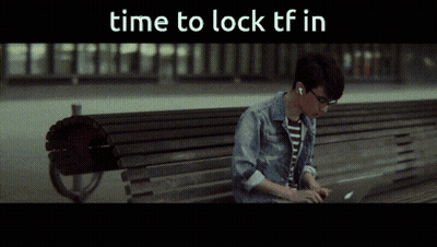 Man Bench Laptop Time To Lock TF In GIF