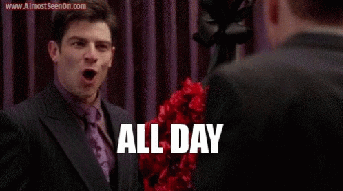 Man Beside Coffin Saying All Day GIF