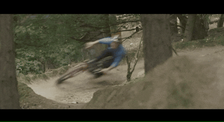 Man Biking Mountain Trail Ride GIF