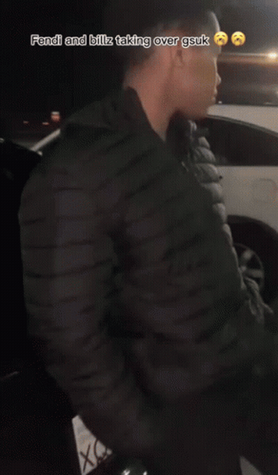 Man Black Jacket White Car Fendi Billz Takeover GIF