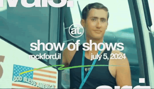 Man Black Tank Top Show Of Shows Rockford GIF