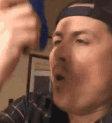 Man Blow His Nintendo Tape GIF