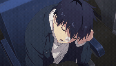 Man Blowing Bubble Gum While Laying Down GIF