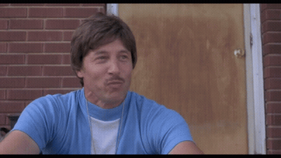 Man Blue Shirt Saying How Much You Wanna Make Bet GIF