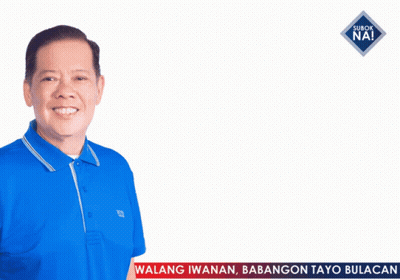 Man Blue Shirt Walang Iwanan Babangon Tayo Bulacan GIF