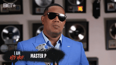 Man Blue Suit Sunglasses I Am Master P GIF