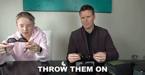 Man Boy Table Saying Throw Them On GIF