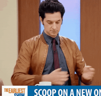 Man Brown Jacket Tie Scoop On New One GIF
