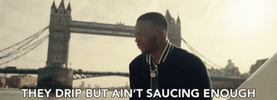 Man By Bridge They Drip But Ain't Saucing Enough GIF