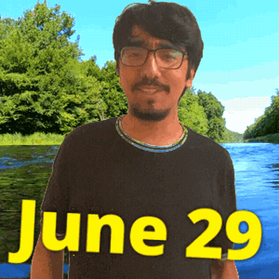 Man By River June 29 GIF