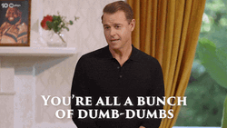 Man Called Out You're All Bunch Of Dumbs GIF