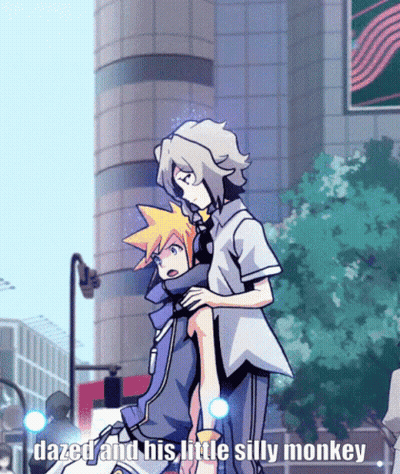 Man Carrying Child Dazed And His Little Silly Monkey GIF