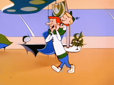 Man Carrying Child On Back GIF