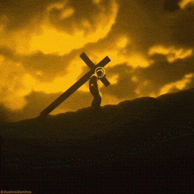 Man Carrying Cross GIF
