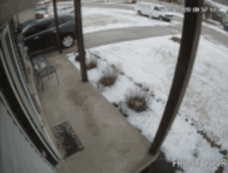 Man Carrying Lot Of Things Slipping On Ice GIF