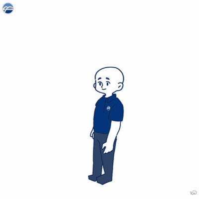Man Carrying Rock Saying Negative Thoughts Are Like Stones GIF