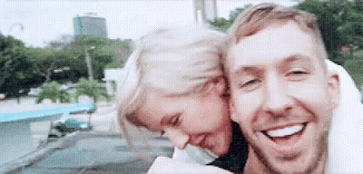 Man Carrying Woman On Back Smiling GIF