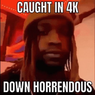 Man Caught In 4K Down Horrendous GIF