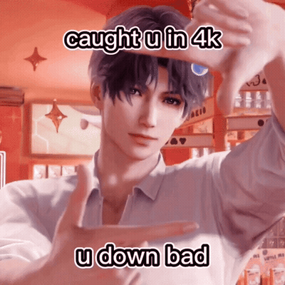 Man Caught U In 4K U Down Bad GIF
