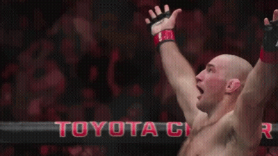 Man Celebrating In Boxing Ring GIF