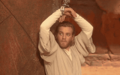 Man Chained To Wall Saying Good Job GIF