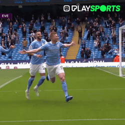Man City Kevin De Bruyne Jumped High GIF