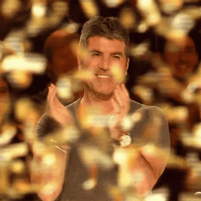 Man Clapping Hands In Front Of Crowd GIF