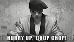 Man Clapping Hurry Up Chop Chop GIF