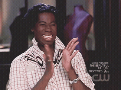 Man Clapping In Front Of The Beautiful Life Sign GIF