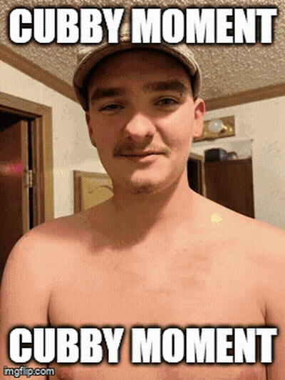 Man Clapping With Cubs Sign GIF