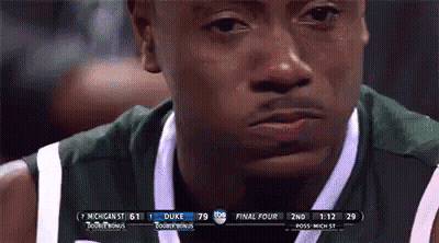 Man Close Up During Basketball Game GIF