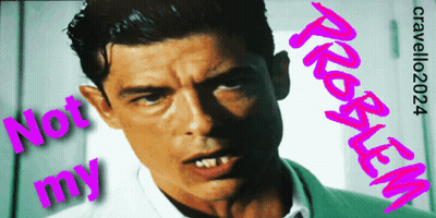 Man Close Up Not My Problem GIF