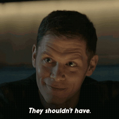 Man Close Up Saying They Shouldn't Have GIF
