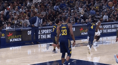 Man Close Up Saying Triple-Double GIF