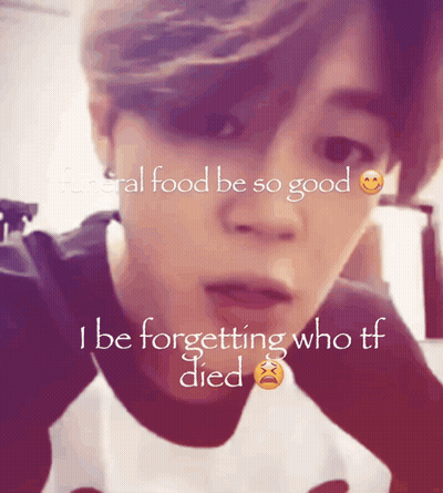 Man Cooking Funeral Food Be So Good Sign GIF