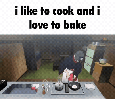 Man Cooking On Stove I Like To Cook And Bake GIF