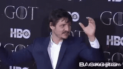 Man Covering Eyes With Got HBO Got Sign GIF