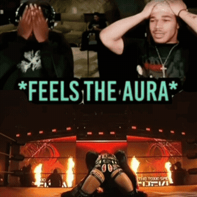 Man Covering Face And Eyes Feels The Aura GIF