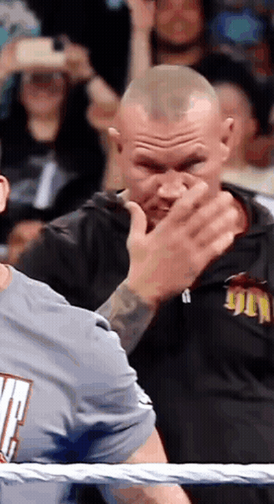 Man Covering Face In Ring GIF