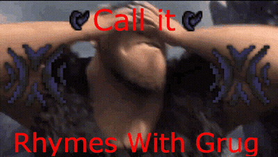 Man Covering Face Saying Call It Rhymes With Grug GIF