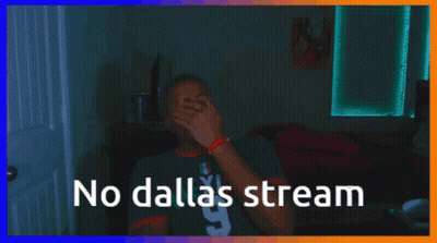 Man Covering Face Saying No Dallas Stream GIF