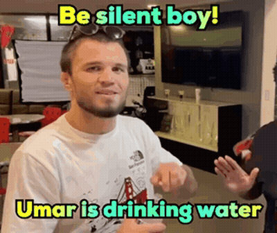 Man Covering Face Saying What A Surprise Umar Is Rizzing You Up Again GIF